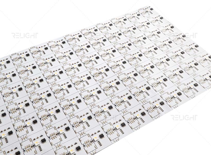 460x230mm 1 LEDs / CUT Free cut cuttable led sheet SPI RGBW LED ...